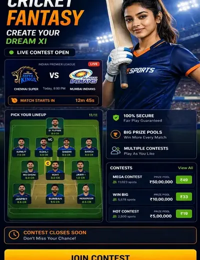 XPlayindiaplay (XPlay india play) fantasy cricket & matchday visual 3